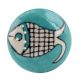2 Pieces Sea Green Fish Ceramic Wine Bottle Stopper